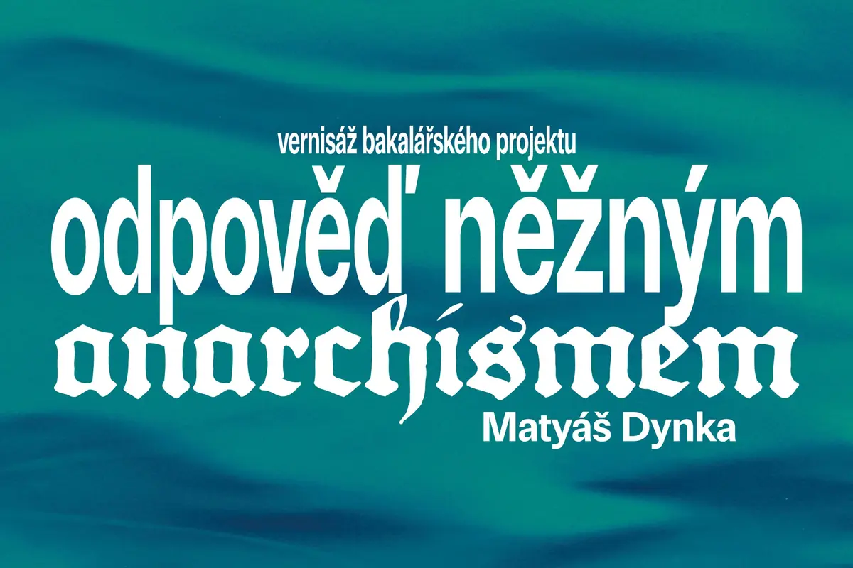 Matyáš Dynka – Odpověď nežným anarchismem — Dům pánů z Kunštátu (DUB), Brno