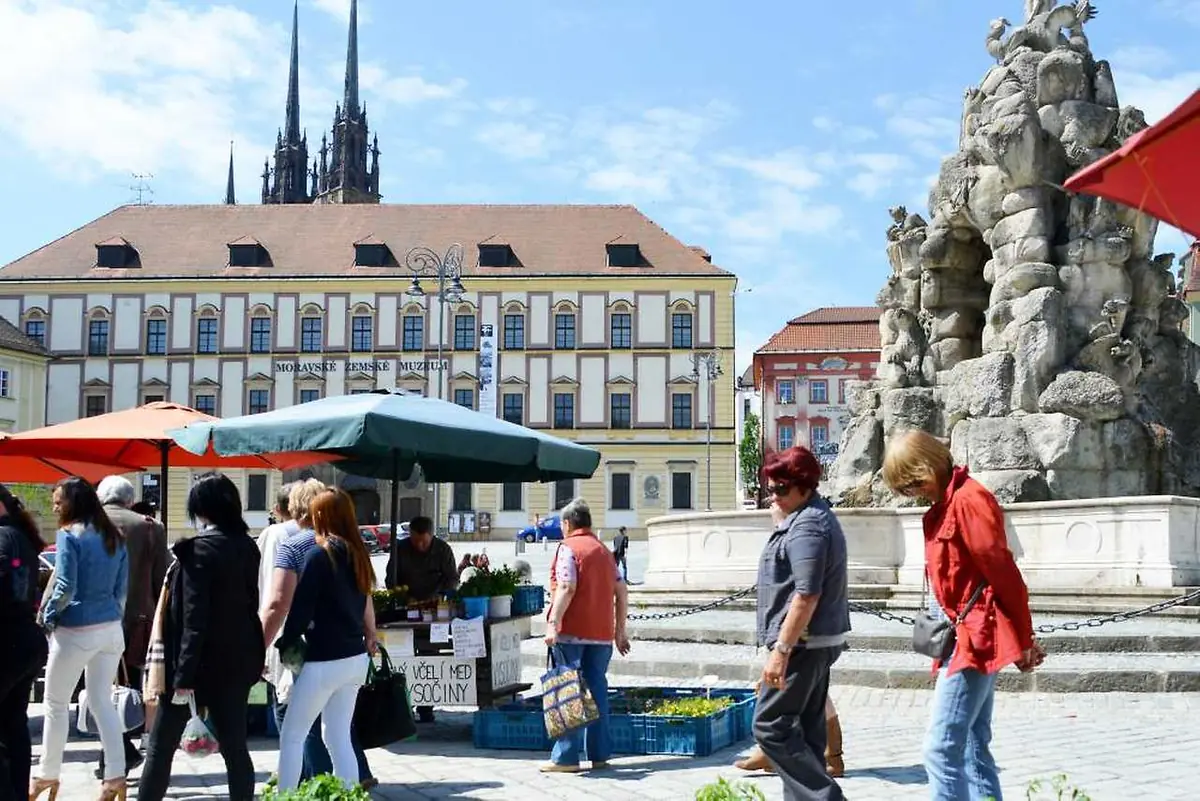 Ein Spaziergang durch Brünns Plätze — Mährischer Platz, Brünn