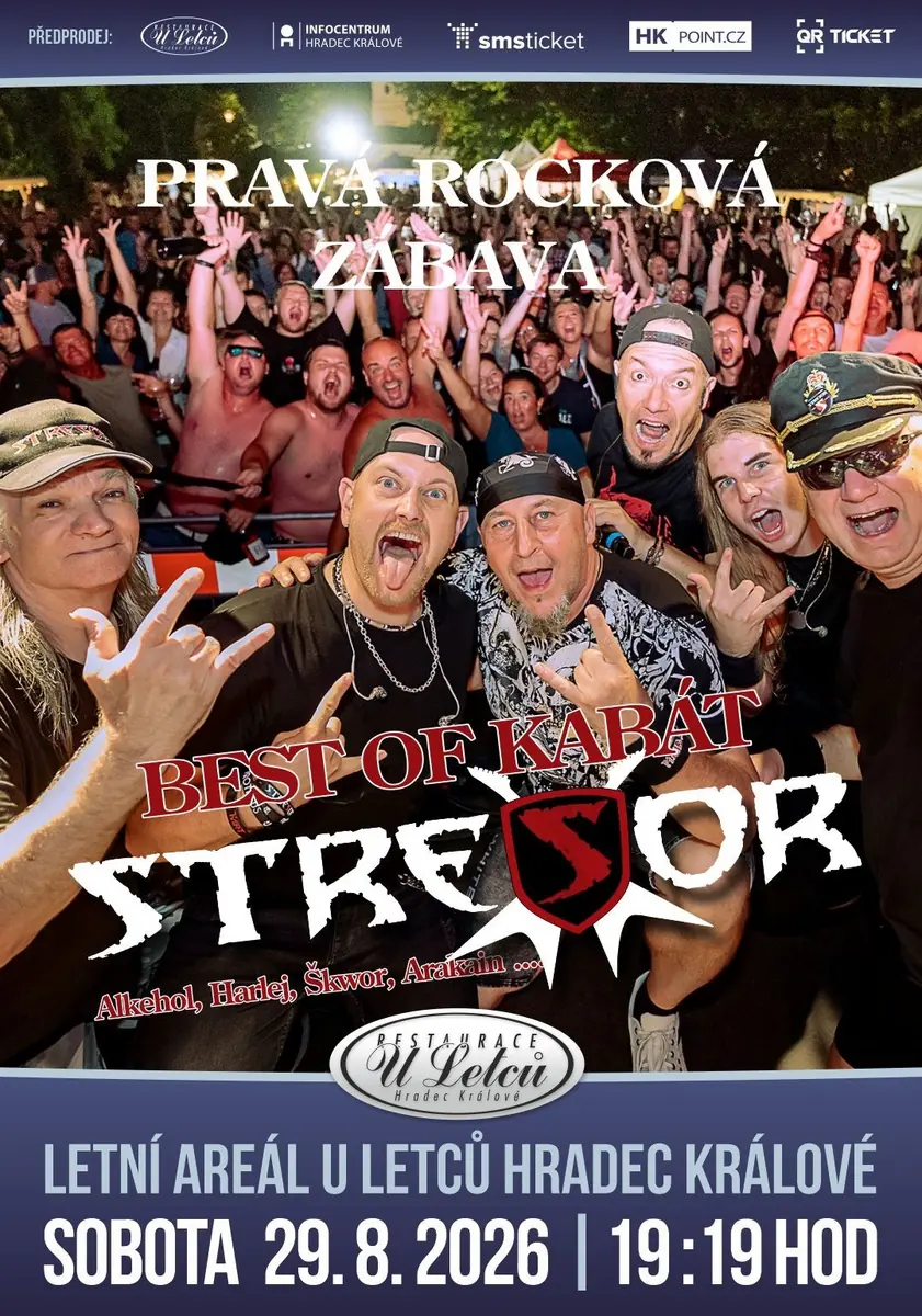 STRESOR   Rock — Letní areál U Letců, Hradec Králové
