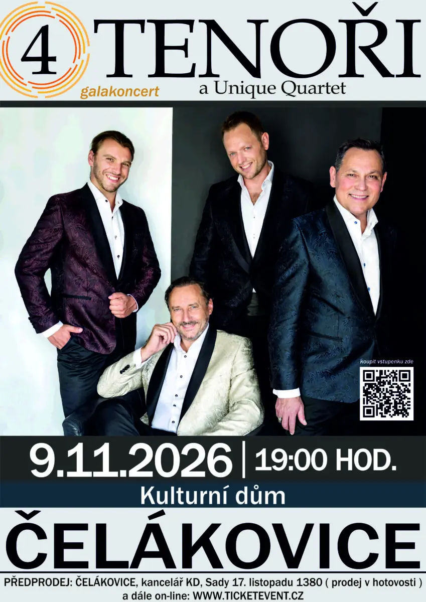4 TENORS and Unique Quartet — KD Čelákovice, Čelákovice