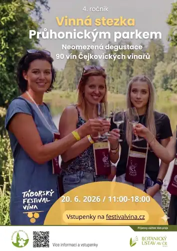Vinná stezka Průhonickým parkem