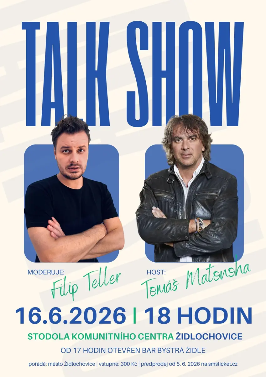 Talk Show: Филип Теллер и Томаш Матонога — Komunitní centrum, Židlochovice
