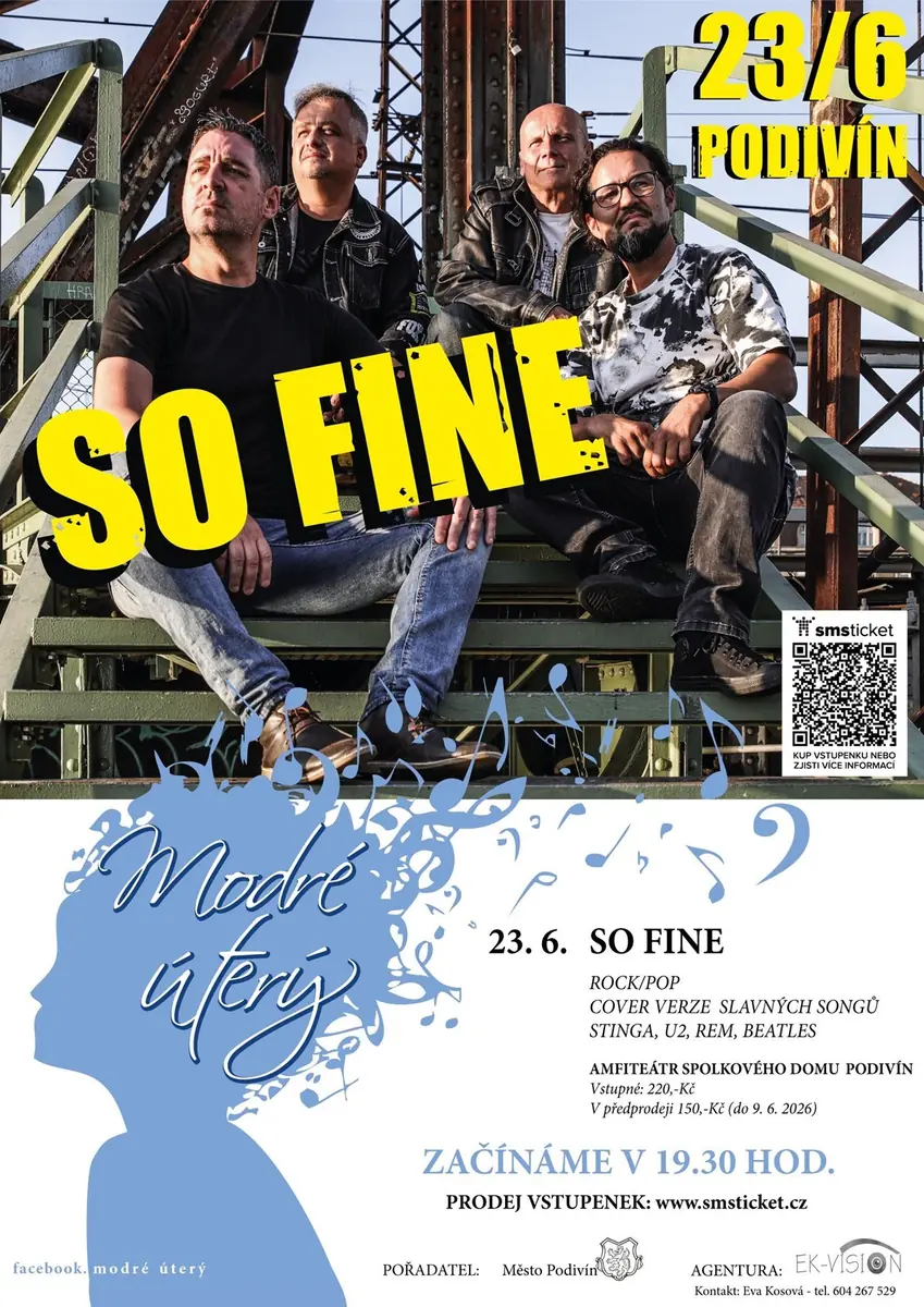 Blaue Dienstage - So Fine — Amfiteátr Spolkový dům, Podivín