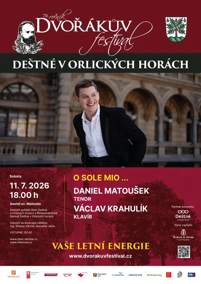 Dvořákův festival: O sole mio ... — Kostel sv. Matouše, Deštné v Orlických horách
