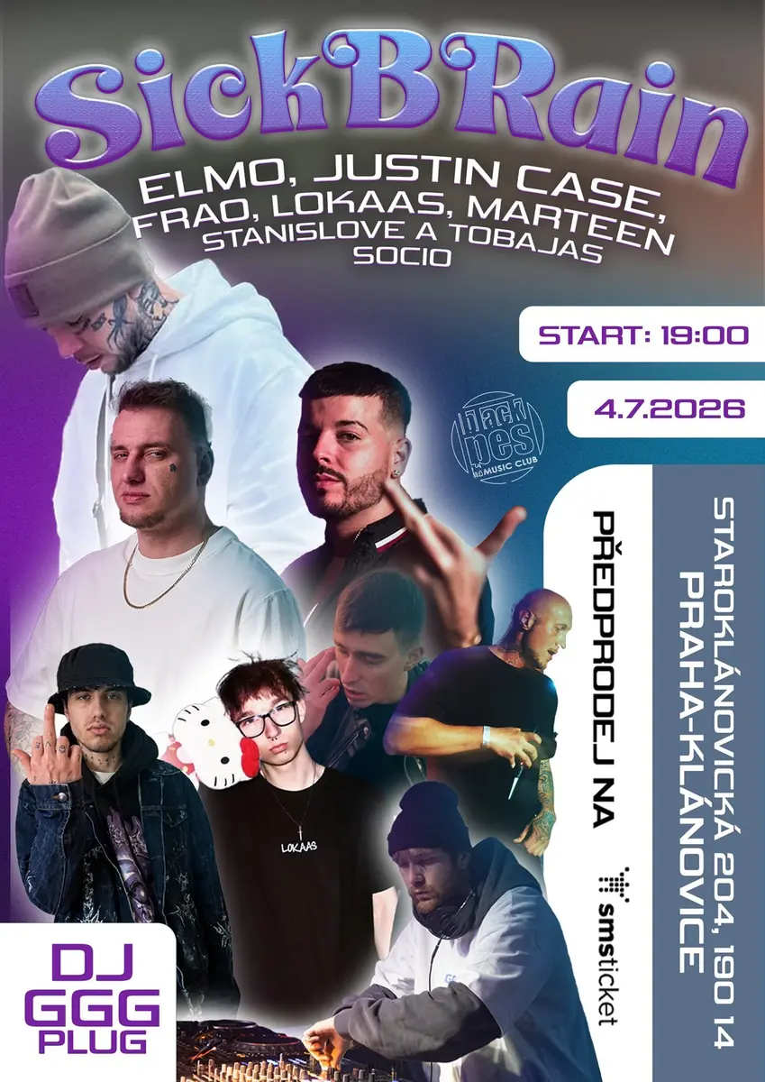 SickBRain + Gäste – Erstes Konzert nach der Entlassung — Black Pes, Prag