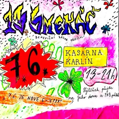 Charitativní Smekáč — Kasárna Karlín, Praha