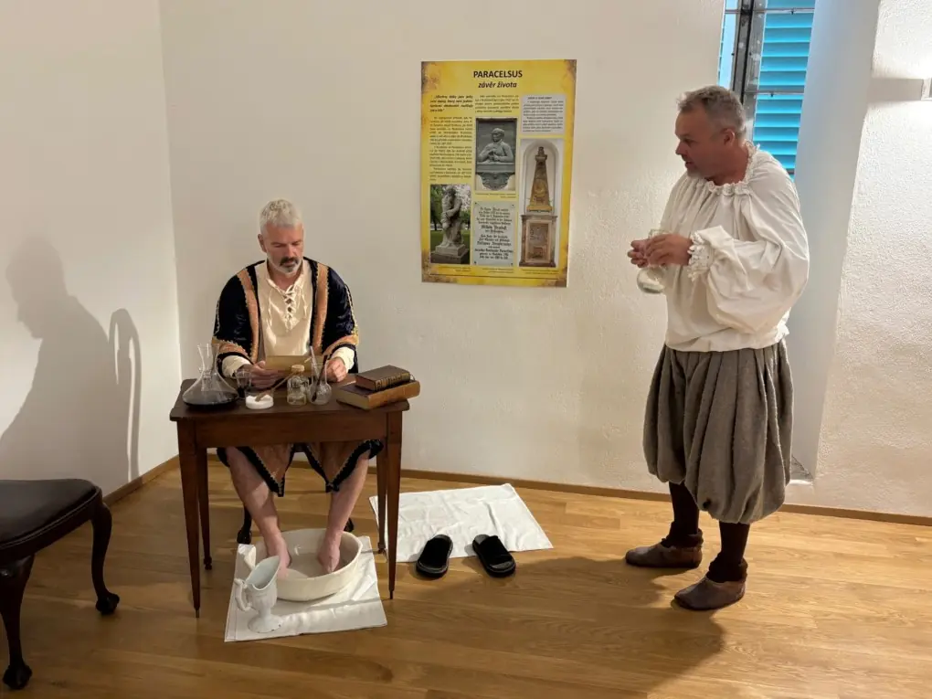 Hradozámecká noc v Moravském Krumlově — Zámek - Arkádové nádvoří, Moravský Krumlov