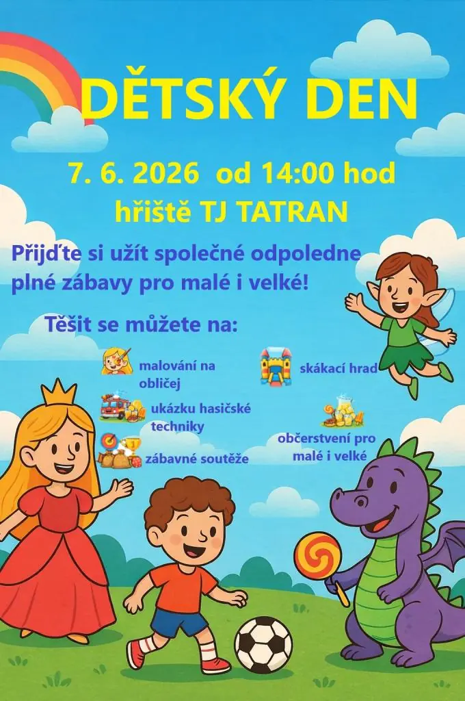 День детей Каменный привоз 2026 — Krňany, Benešov