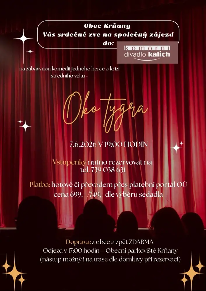 Экскурсия в театр Калих 7.6.2026 — Krňany, Benešov