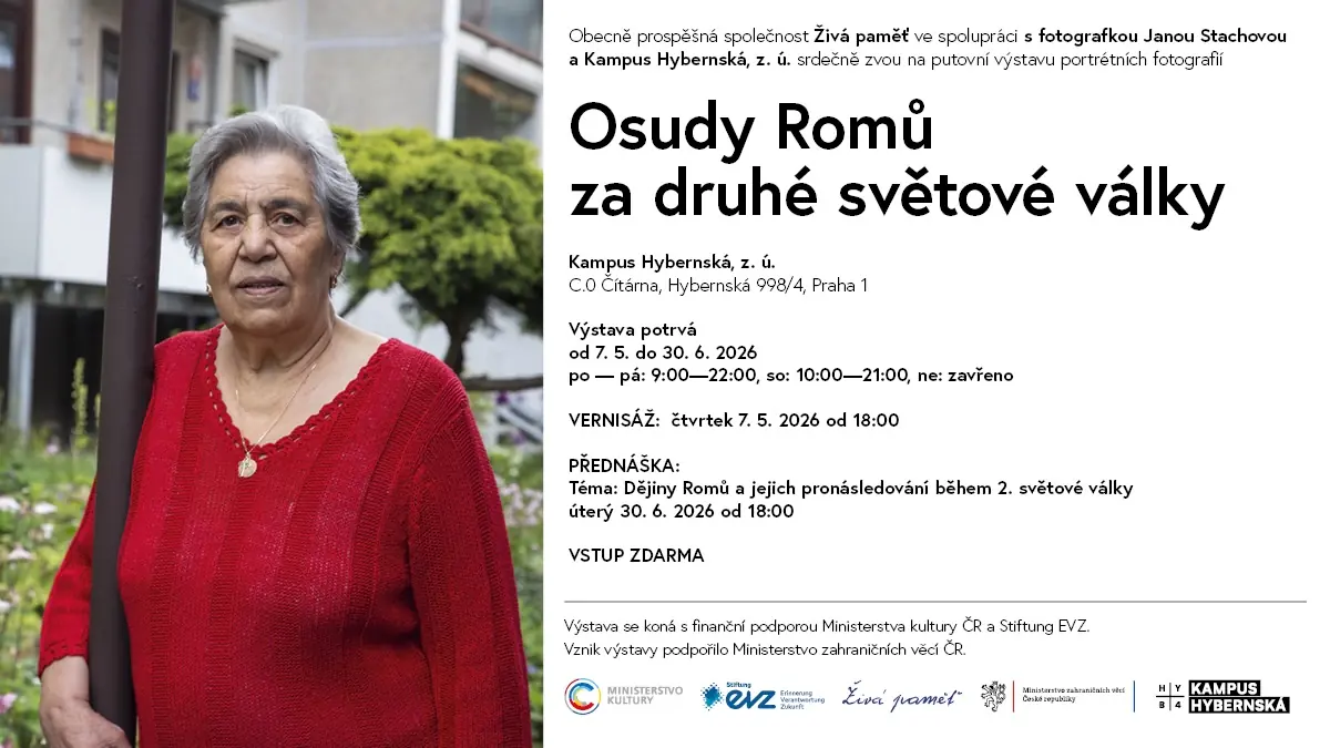 Osudy Romů za druhé světové války | výstava + přednáška — Kampus Hybernská, Praha