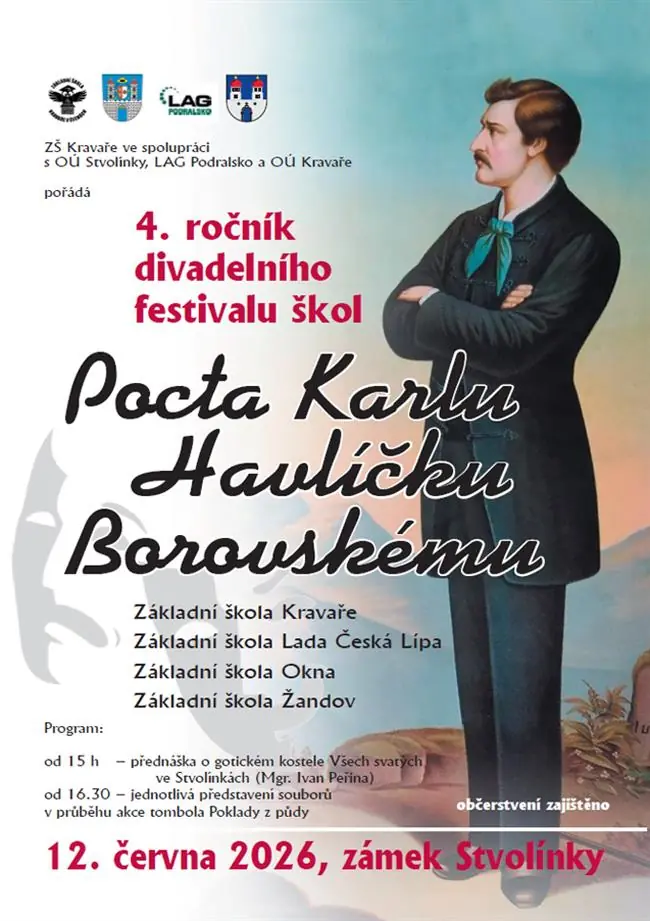 Pocta Karlu Havlíčku Borovskému — Nádvoří Starého děkanství, Úštěk