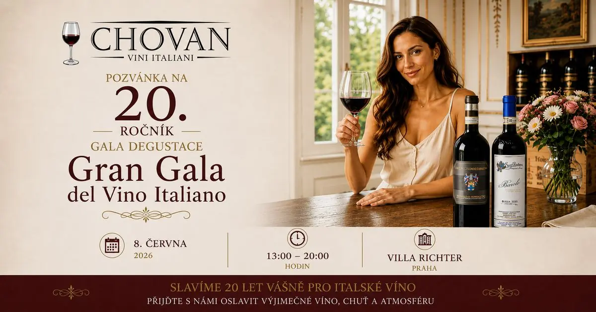 Gran Gala del Vino Italiano 2026 — Прага