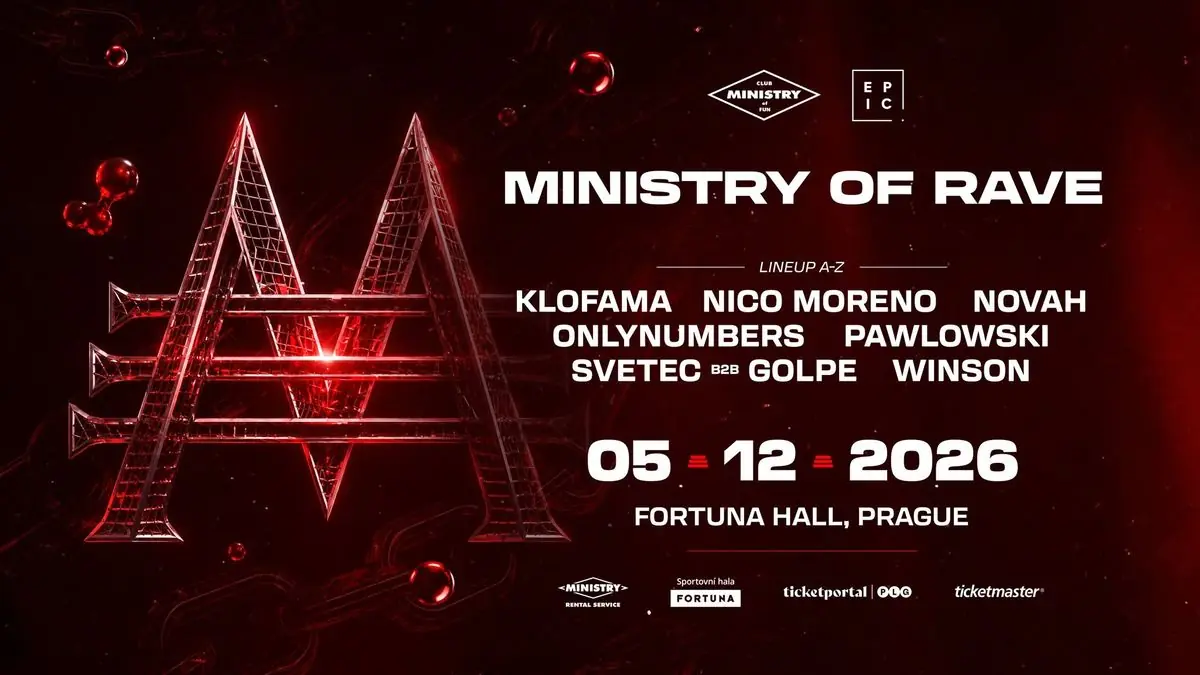 MINISTRY of RAVE | 5.12.2026 — Fortuna Hall, Прага