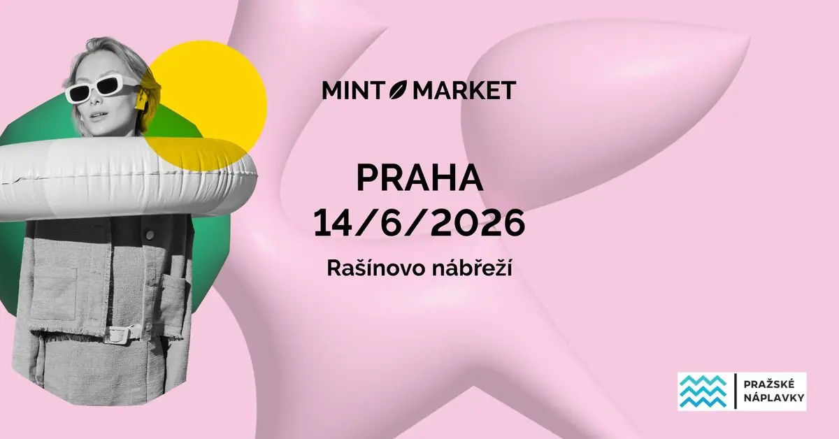 MINT Market Praha LÉTO — Náplavka, Rašínovo nábřeží, Praha 2, Praha