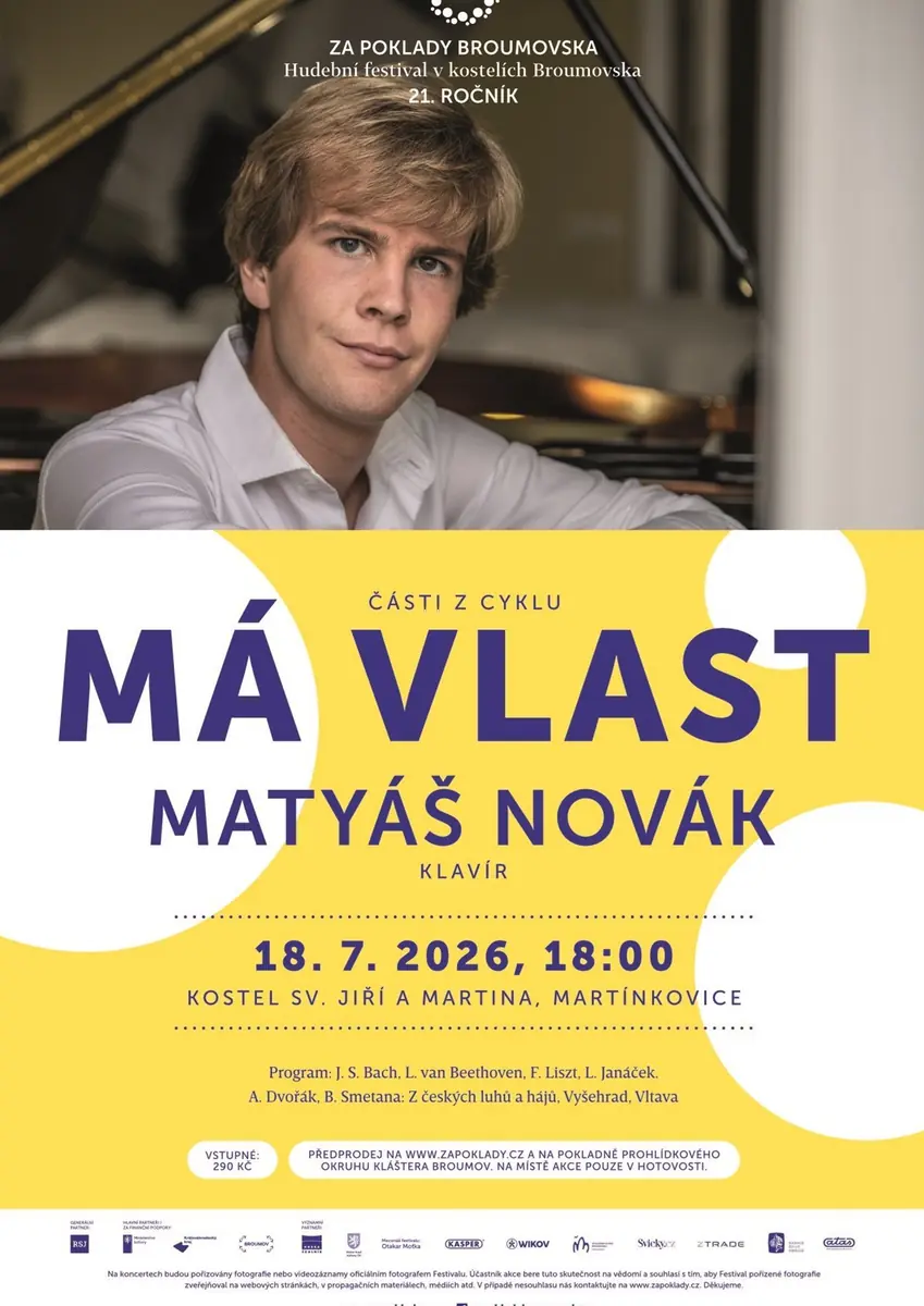 Matyáš Novák, části z cyklu Má vlast a další — Kostel sv. Jiří a Martina, Martínkovice
