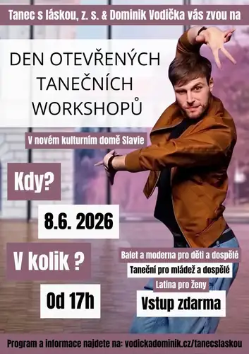DEN OTEVŘENÝCH DVEŘÍ TANEČNÍCH WORKSHOPŮ