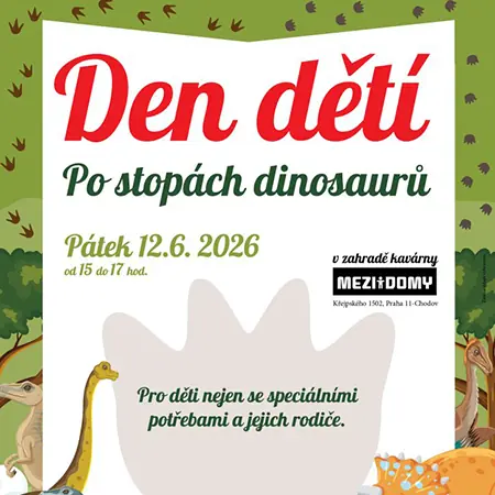 Den dětí: Po stopách dinosaurů v KC Mezi Domy — Jižní Město, Praha
