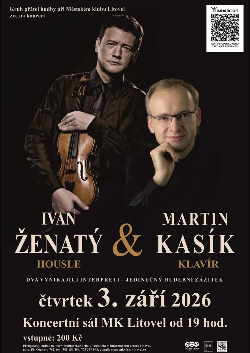KPH Ivan Ženatý a Martin Kasík — Koncertní sál MK, Litovel