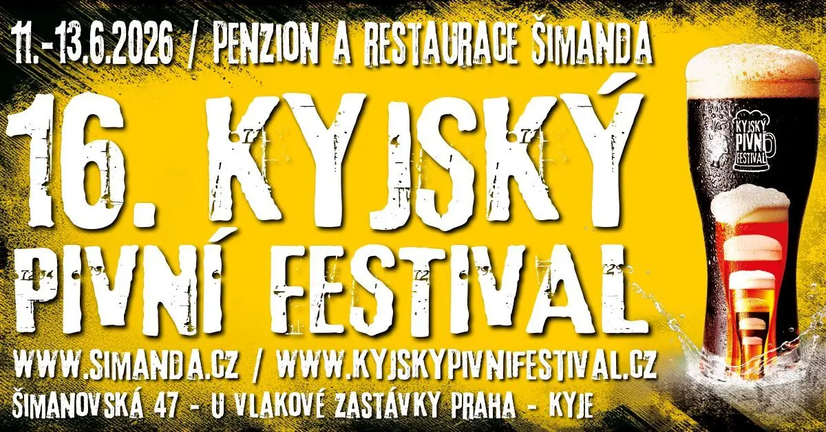 16. Kyjský Pivní Festival — Šimanovská 47, Praha, Praha