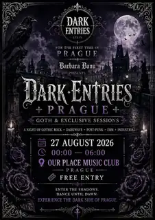 Dark Entries in Prague - Gothic party