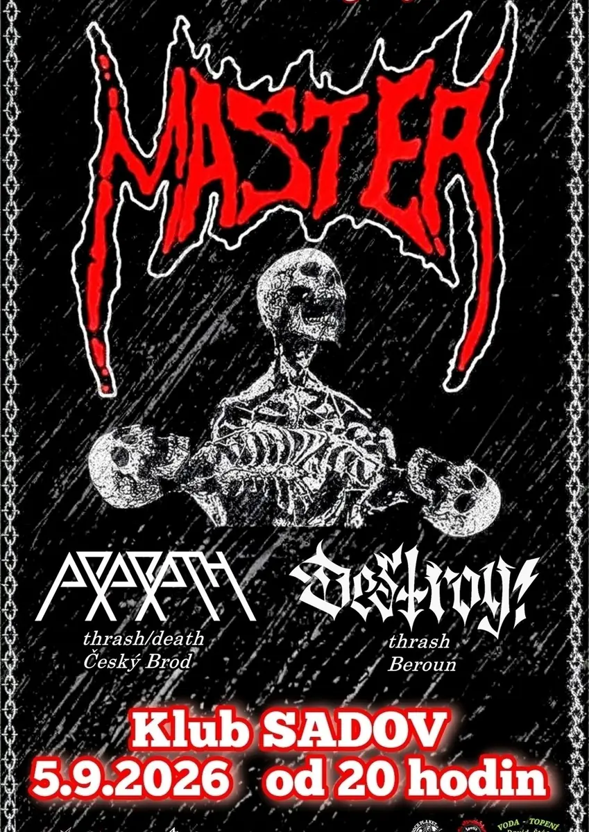 Master, Destroy, Aparath - Narozeninový Masakrr XII. — Klub Sadov, Sadov