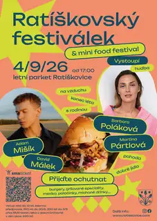 Ratíškovský festiválek + mini food festival 2026