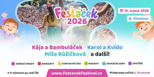 Фестиваль Fesťáček 2026 - OLOMOUC