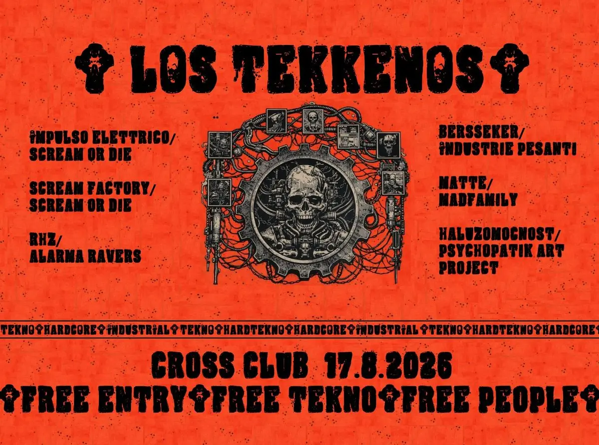 Los Tekkenos ROM/CZ - Hardcore/Noise/Tekno — Cross Club, Прага