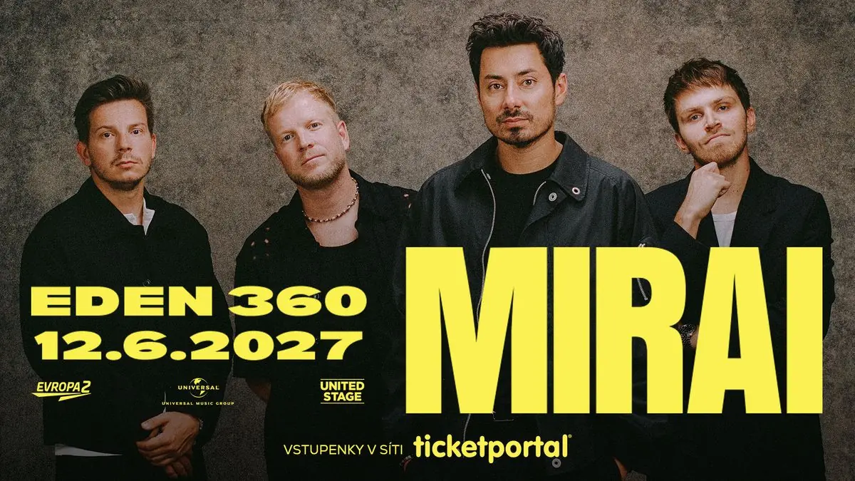 MIRAI EDEN 12.6.2027 — Stadion Eden, Praha