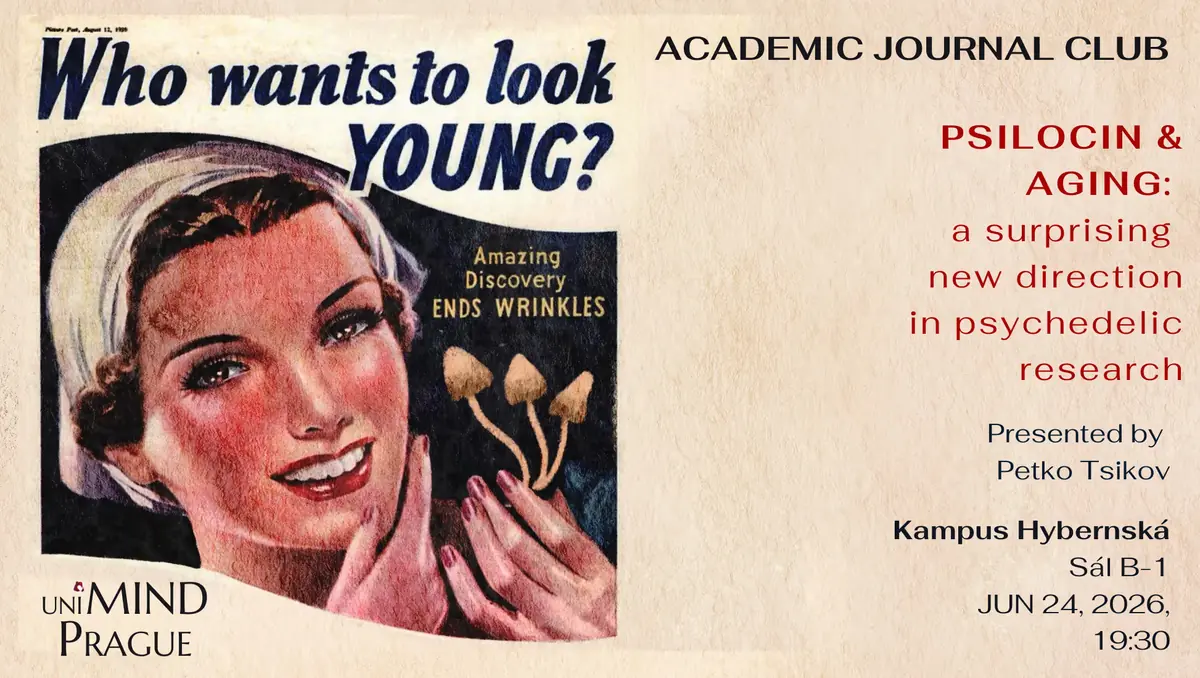UniMIND: 'Psychedelics, Ageing, and Longevity' — Kampus Hybernská, Praha