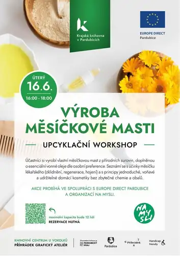 Upcyklační workshop - Výroba měsíčkové masti