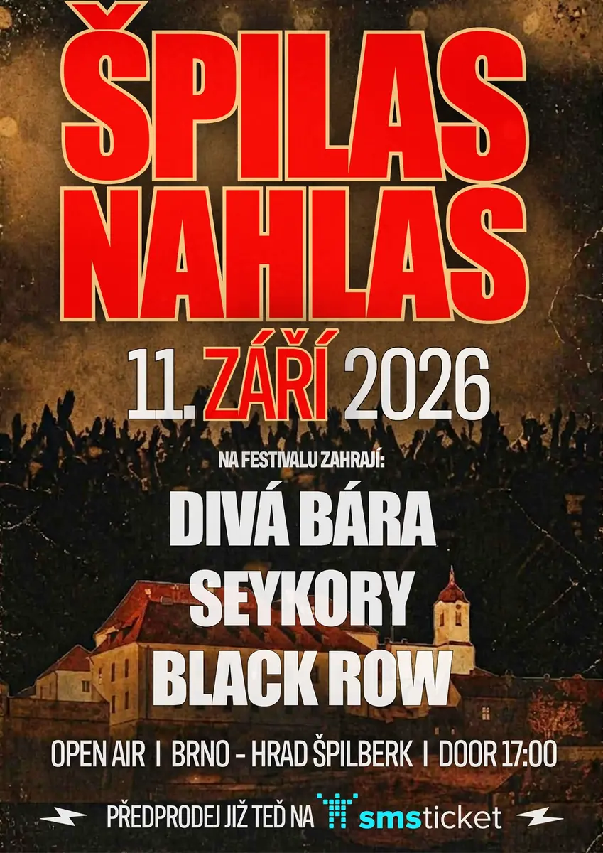 ŠPILAS NAHLAS 2026 — Letní kino Špilberk, Brno