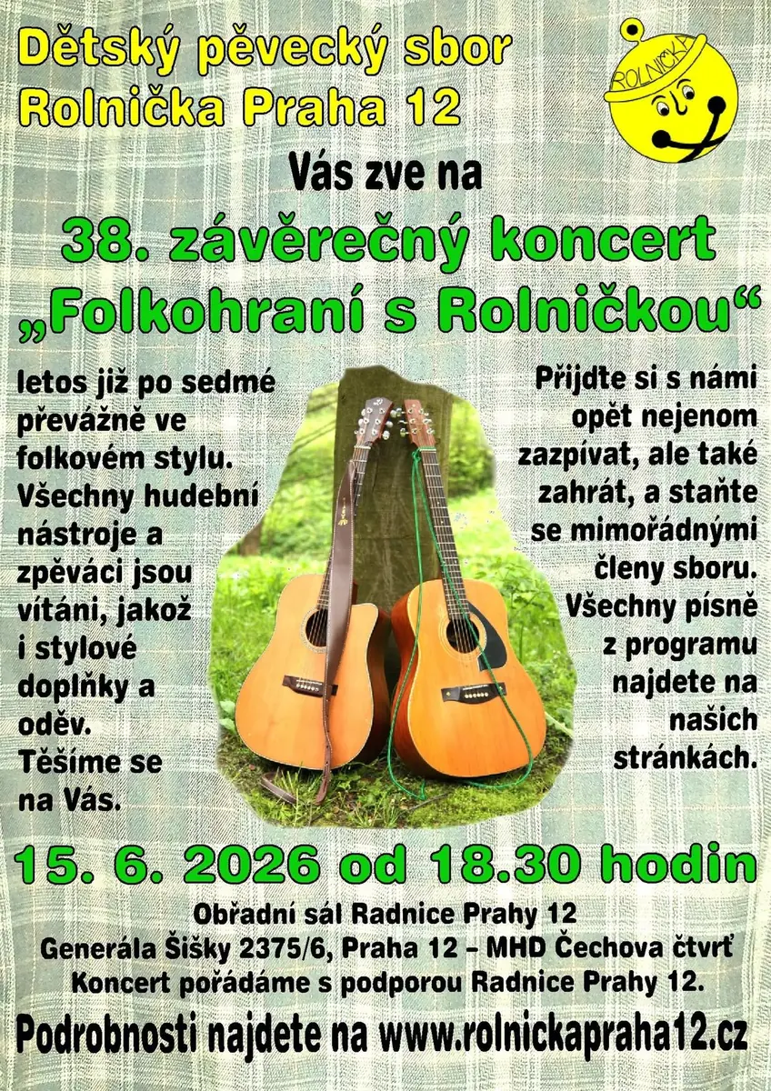 38. Abschlusskonzert "Folkohraní s Rolničkou" — Praha 12, Prag