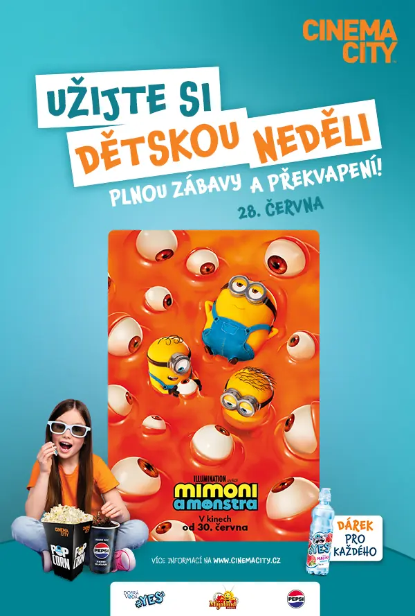 Детское воскресенье - Миньоны и монстры — Cinema City, Острава