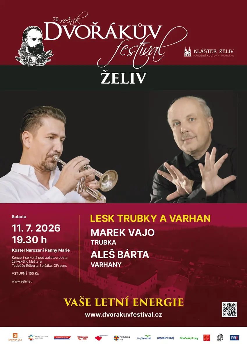 Aleš Bárta & Marek Vajo im Kloster Želiv — Opatský kostel Narození Panny Marie, Želiv