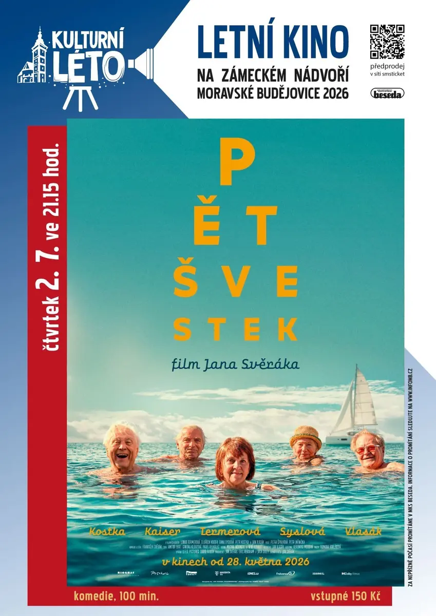 Letní kino: Pět švestek — Zámecké nádvoří, Moravské Budějovice