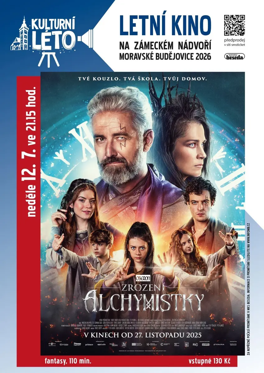 Summer Cinema: The Birth of the Alchemist — Castle Courtyard Moravské Budějovice, Moravské Budějovice