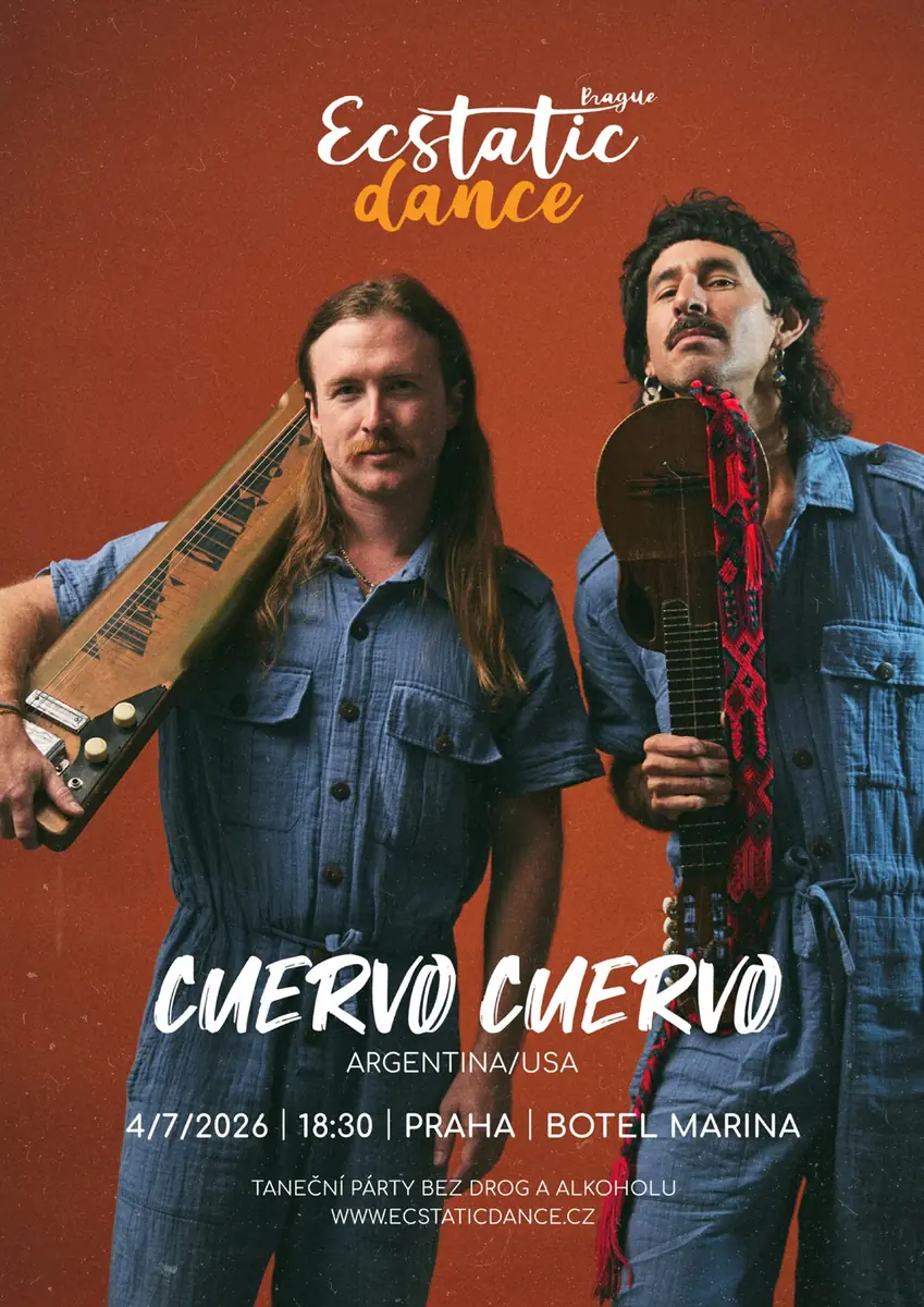 LIVE ECSTATIC DANCE PRAGUE #173 - Cuervo Cuervo (Argentina) — BOTEL MARINA, Praha
