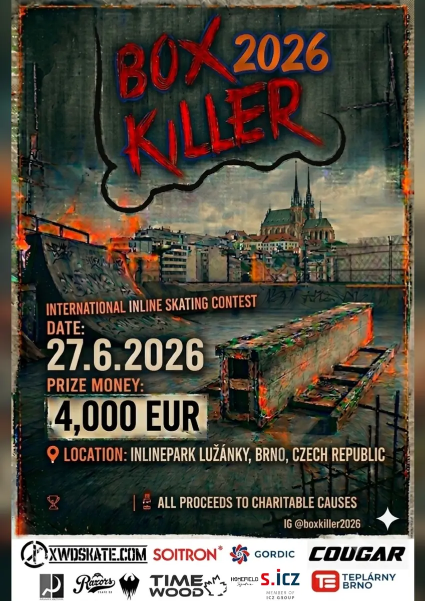 Boxkiller 2026 — Inlinepark Lužánky, Brno