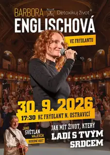 Barbora Englischová - Detoxikuj tour 2026 - Frýdlant nad Ostravicí
