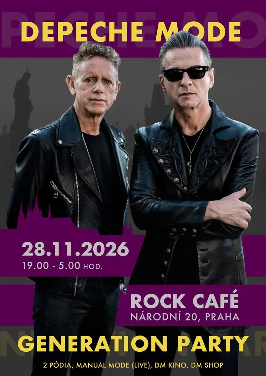 Depeche Mode Generation Party — Rock Café, Прага