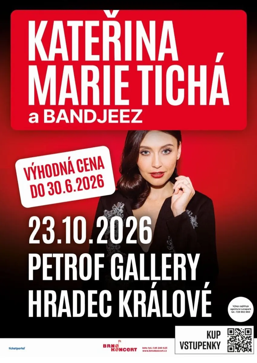 Kateřina Marie Tichá a Bandjeez — Petrof Gallery, Hradec Králové