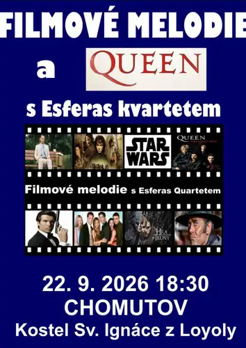 Filmové melodie a Queen v Chomutově