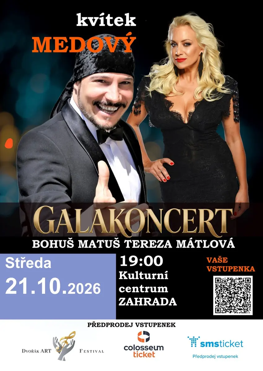 Kvítek medový s Terezkou a Bohušem — KC Zahrada, Praha