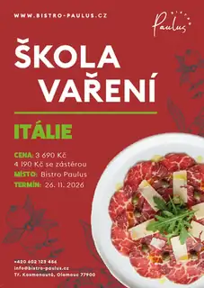 Škola vaření s Romanem Paulusem - Italská kuchyně
