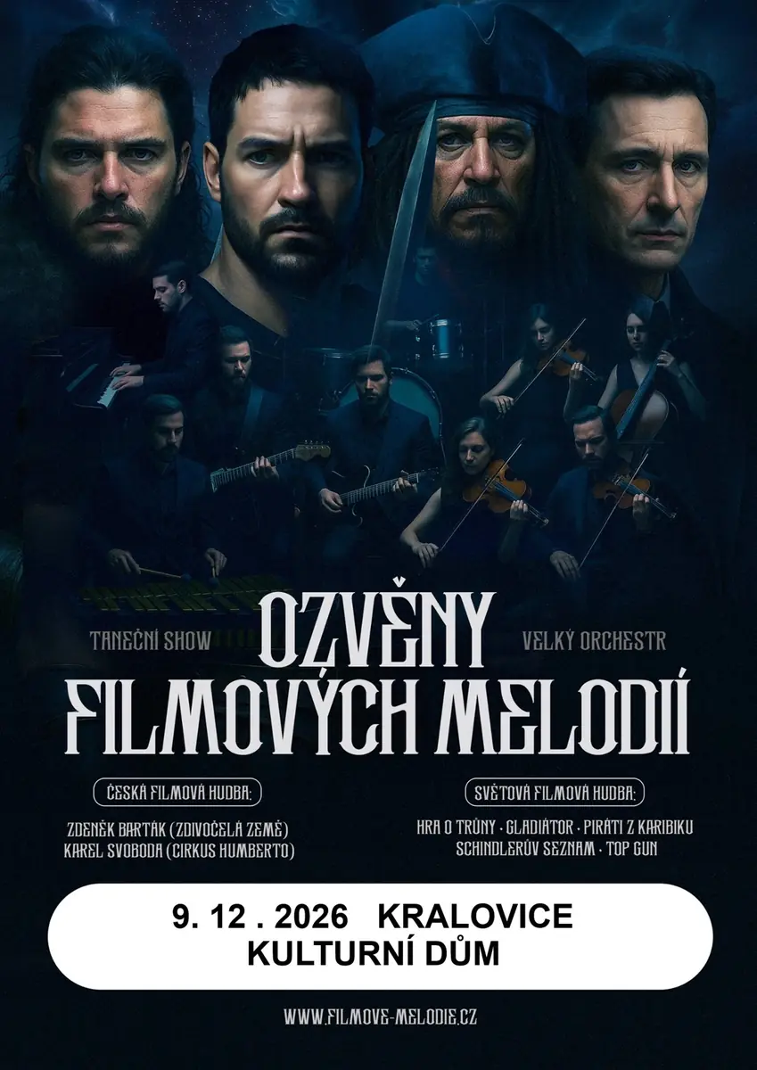 Ozvěny filmových melodií — Kulturní dům, Kralovice