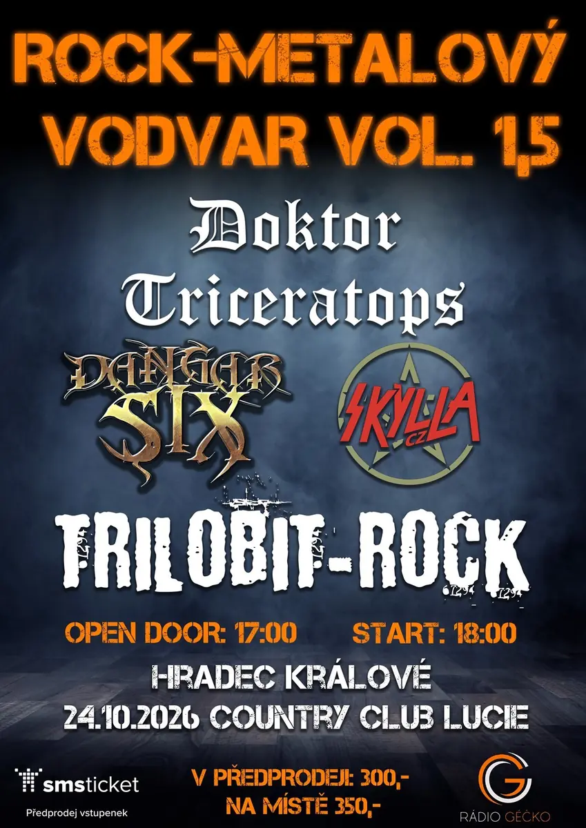 Rock Metalový Vodvar vol.1,5 — Country Club Lucie, Hradec Králové