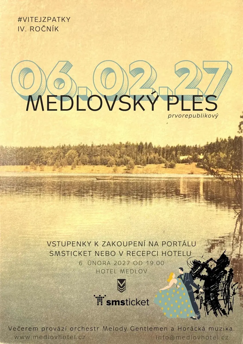 Medlovský prvorepublikový ples — Hotel Medlov, Fryšava pod Žákovou horou