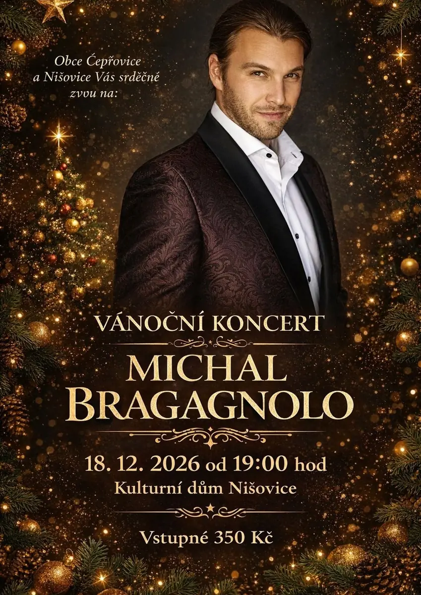 Vánoční koncert -  Michal BRAGAGNOLO — Kulturní dům, Nišovice