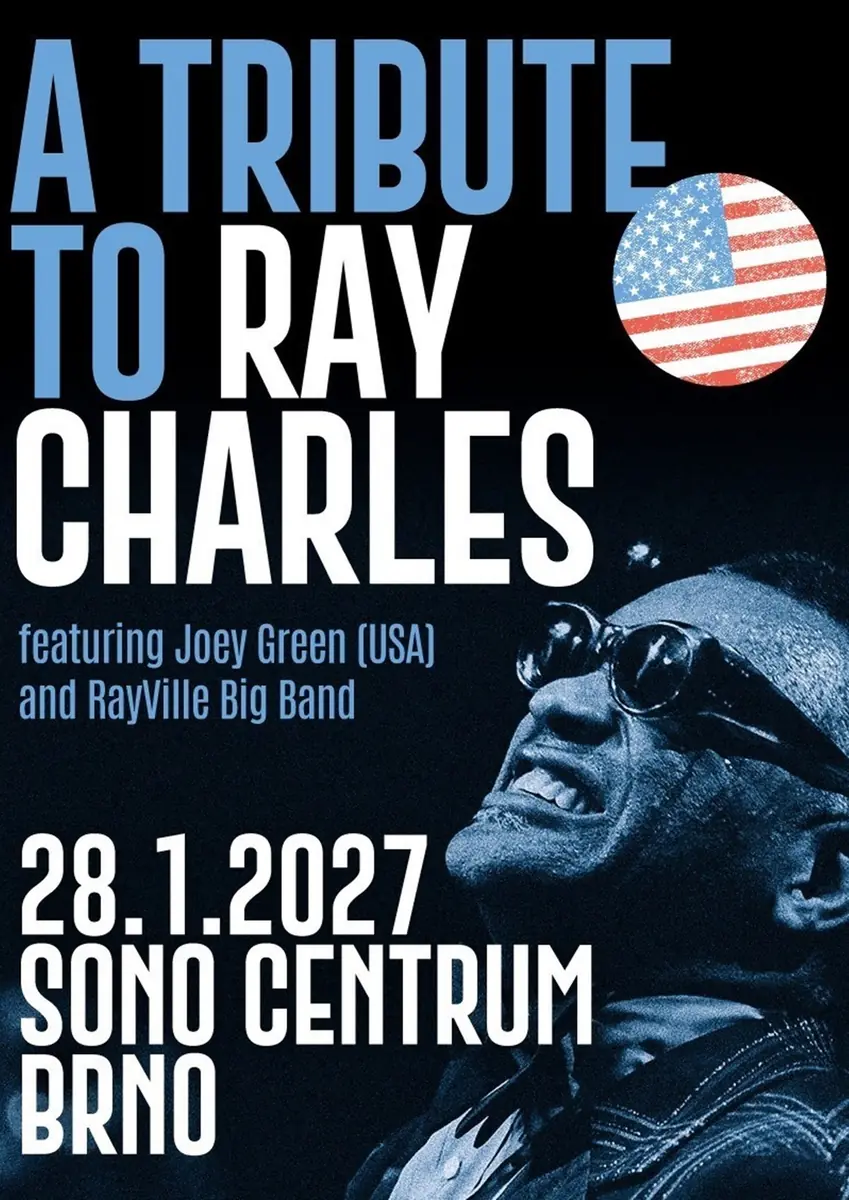 A Tribute to Ray Charles: Joey Green (USA) and RayVille Big Band — Sono Centrum, Brno